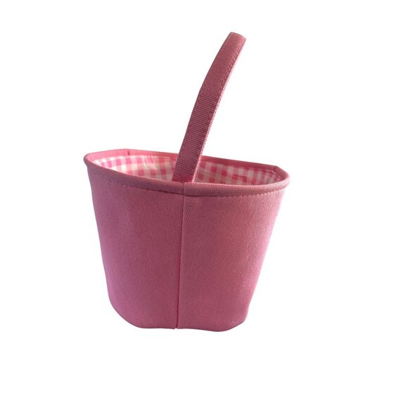 Easter Basket Pink/White/Blue Bunny 15x15 NWT - Picture 2 of 7